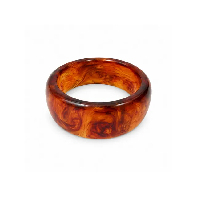 K&Co Sunset Spritz resin armring amber