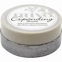 Nuvo embellishment mousse gunmetal grey metallisk