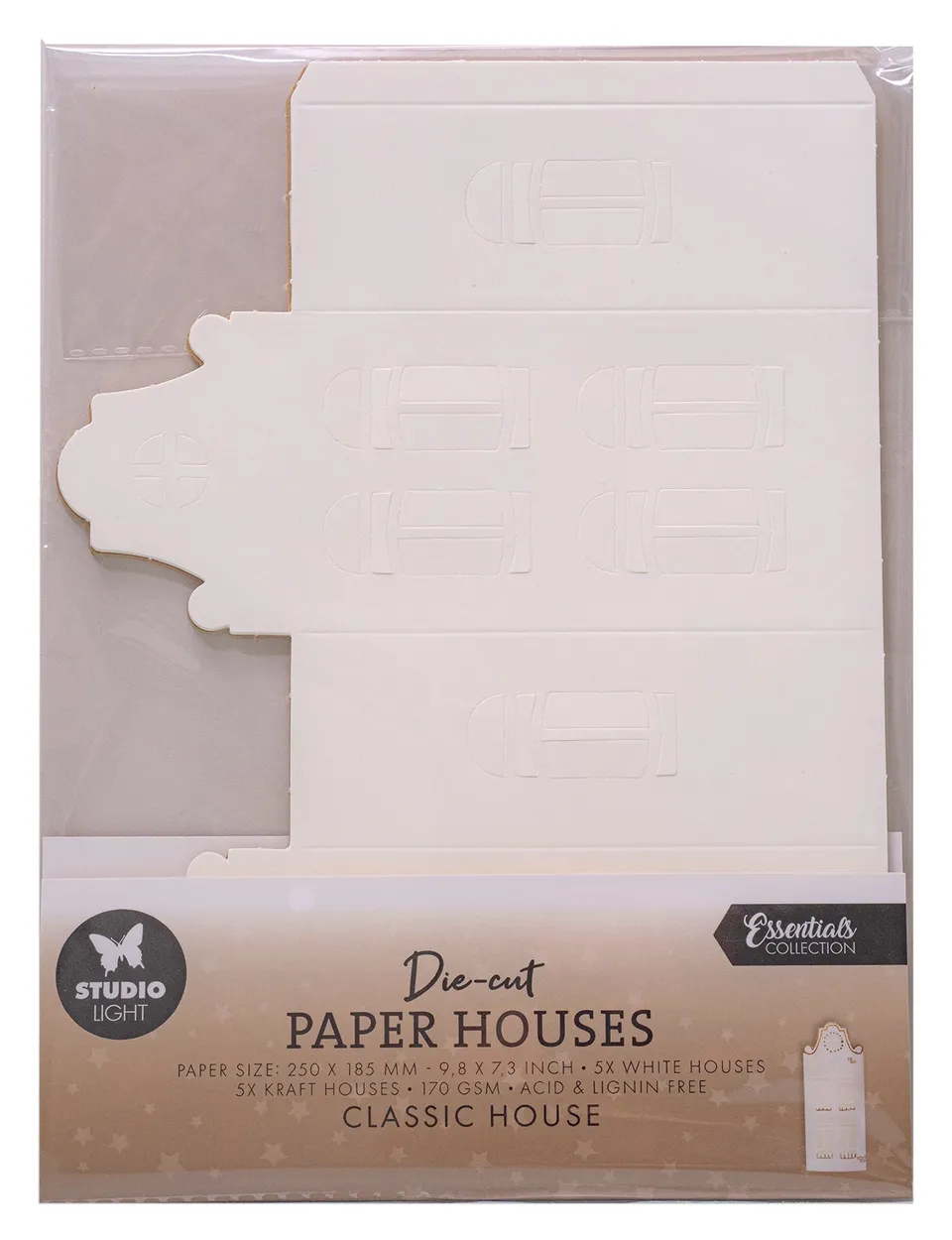 Studio Light Essentials Classic house papirblokk dieskutt 10 ark