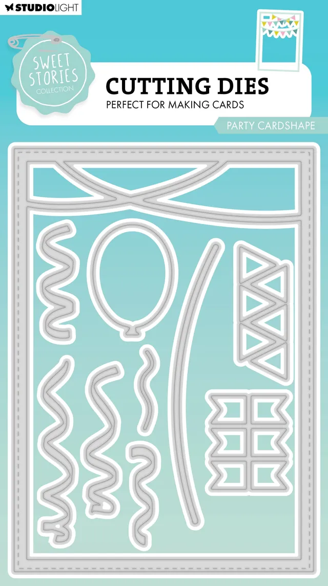 Studio Light Sweet Stories Party cardshape dies kortform
