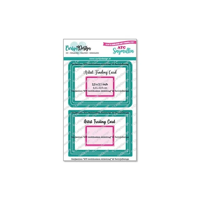 CarlijnDesign ATC CDSN-0247 dies rektangler stitching