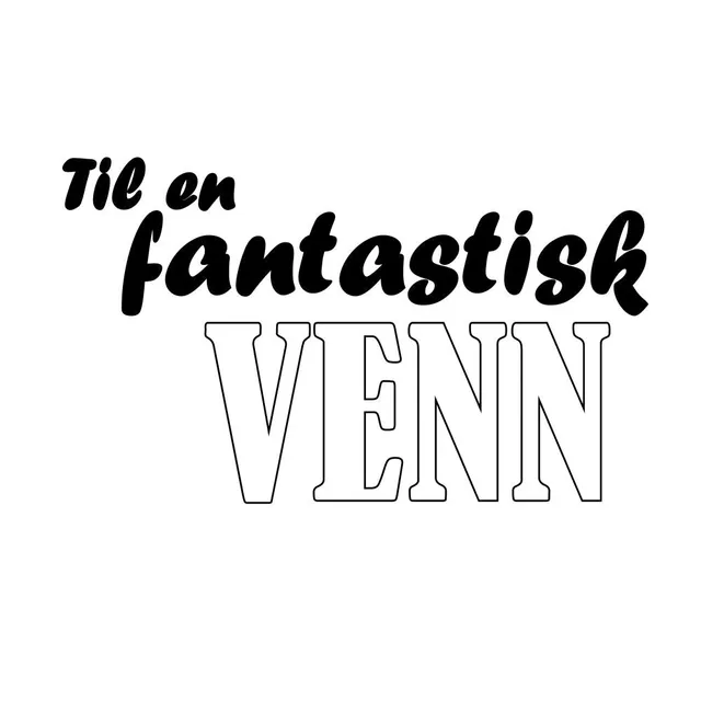 Papirglede Fantastisk venn digitalt stempel 2 filer
