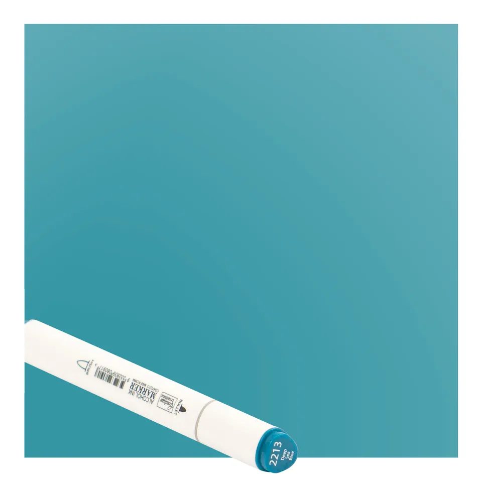 Couture Creations Twin Tip alkohol tusj deep sea blue dobbel