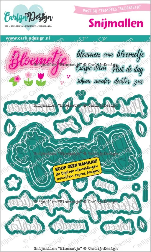 CarlijnDesign CDSN-0104 Bloemetje dies blomst