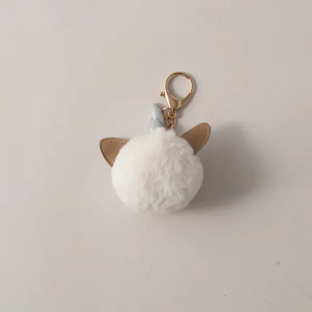 KaiserCraft Pom Pom nøkkelring enhjørningkatt