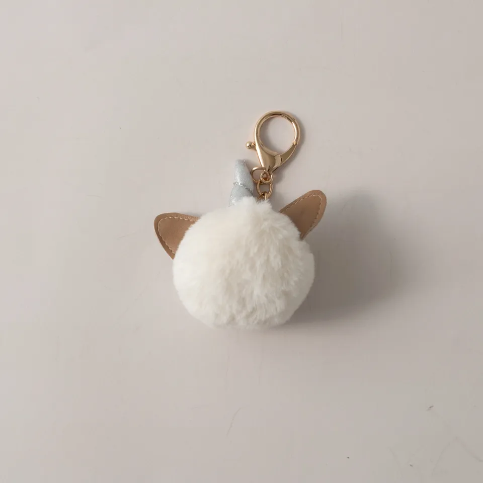 KaiserCraft Pom Pom nøkkelring enhjørningkatt