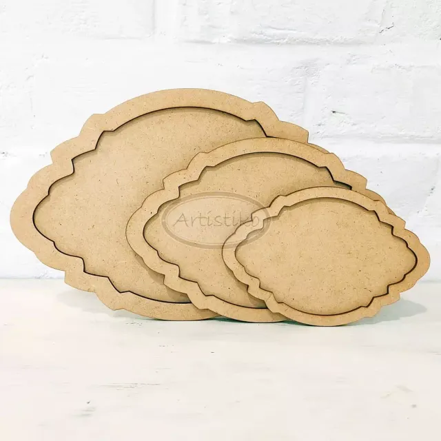 Artistiko Ramme Avlang Liten chipboard liten