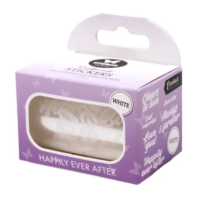 Studio Light Essentials Happily Ever After klistremerker hvit 5 m