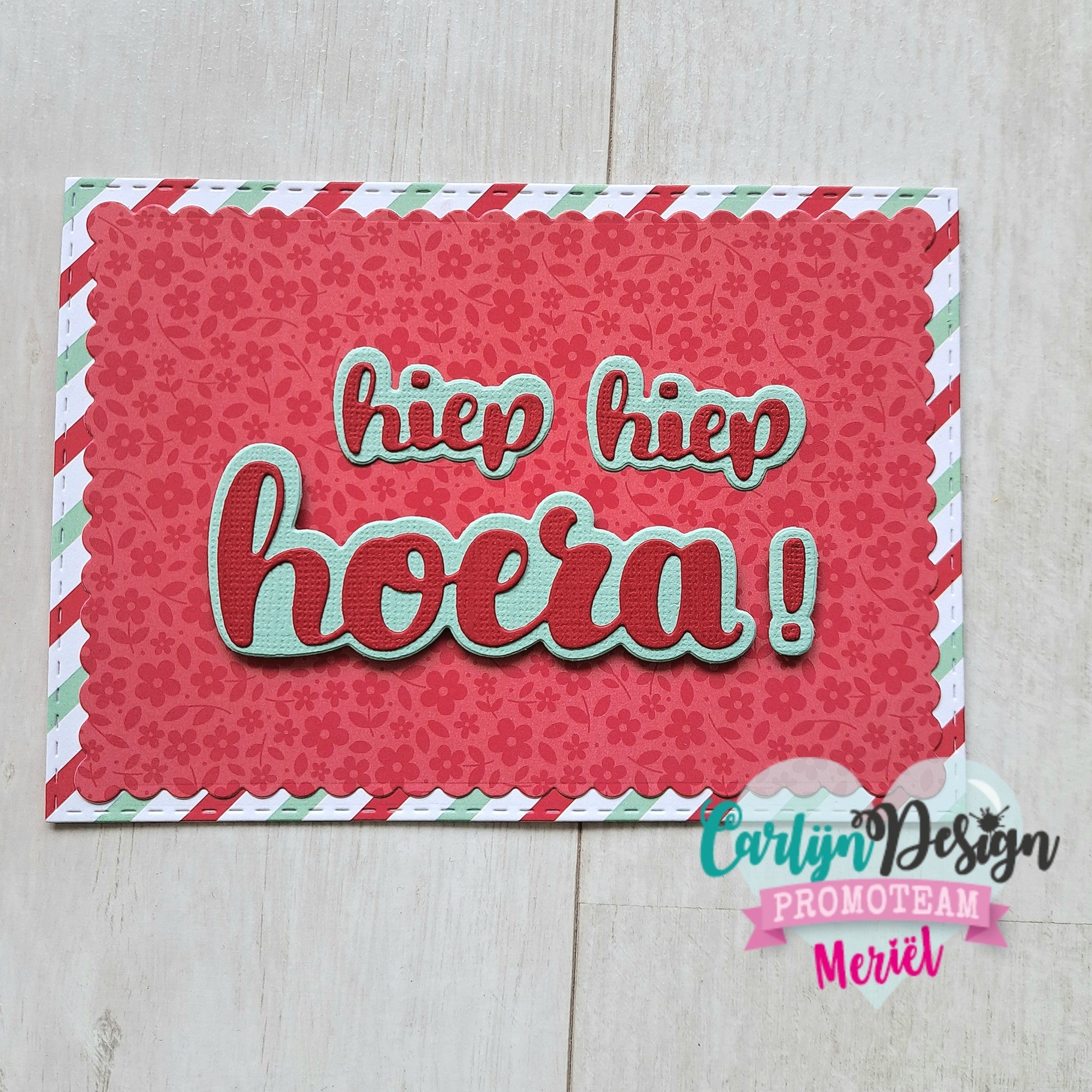 CarlijnDesign CDSN-0218 dies hiep hoera bursdag