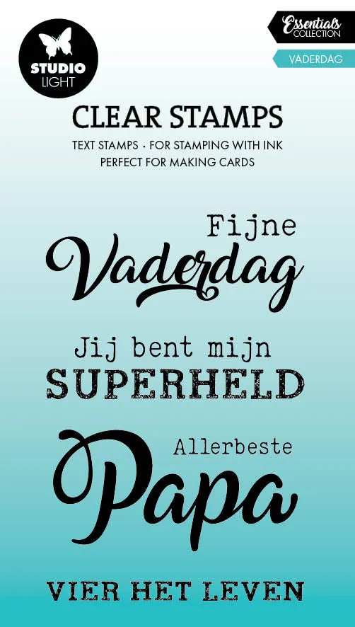 Studio Light Essentials Vaderdag clear stamp farsdag