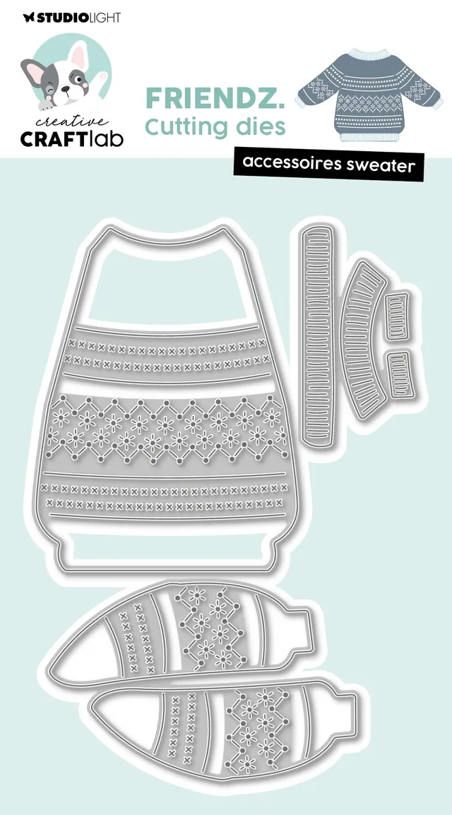 Creative Craftlab Friendz Sweater dies genser