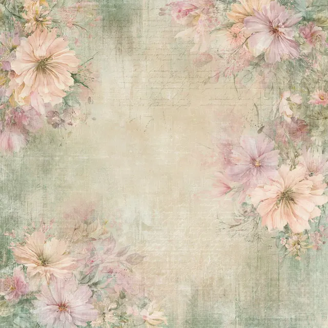 Reprint Hidden Magic Morning Dew mønsterpapir 30x30