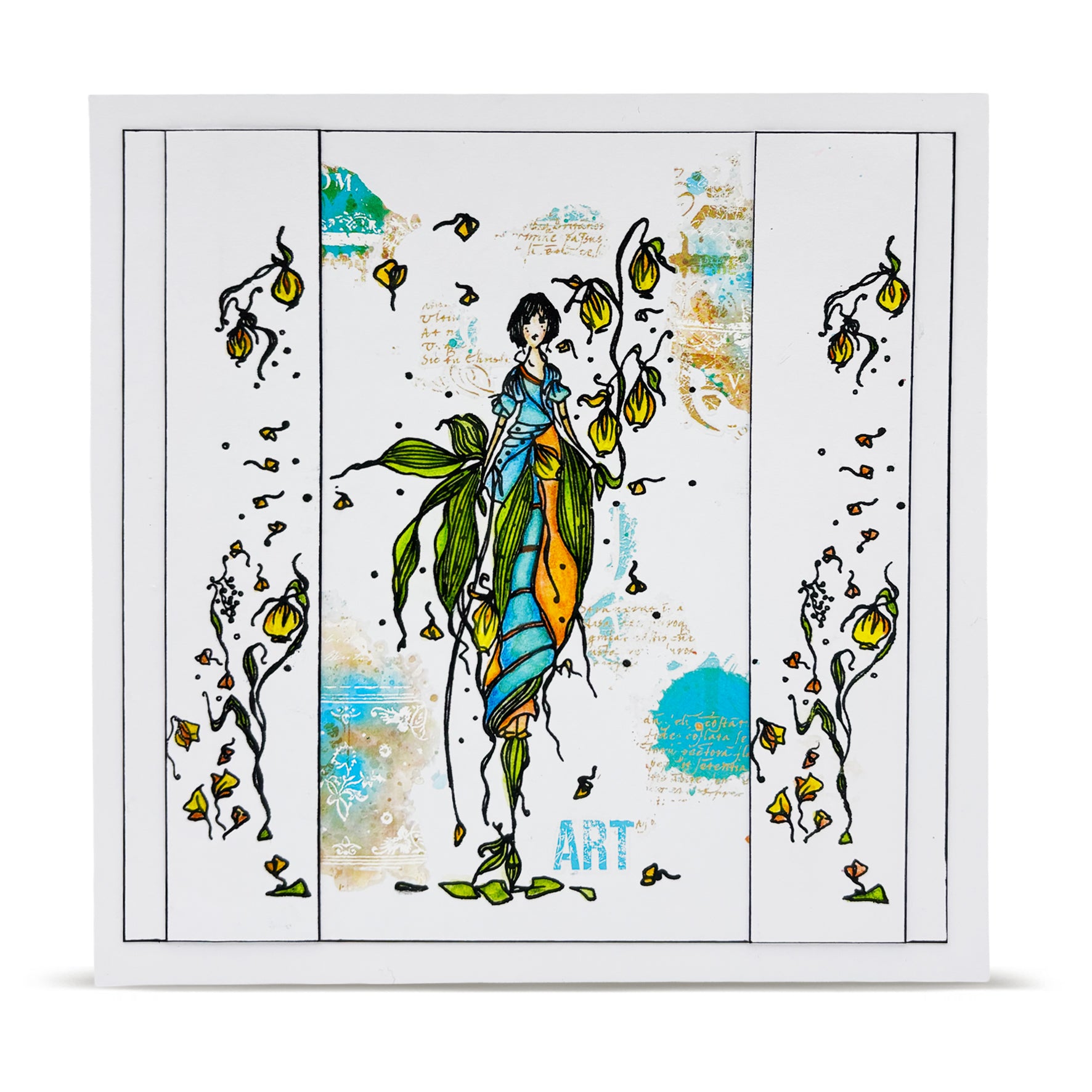 Aall and Create TP-1398 Siren of Spring stempel A6 vår