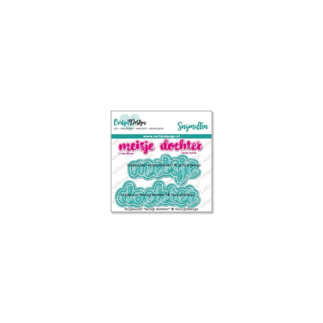 CarlijnDesign CDSN-0173 meisje dochter dies ord med outline