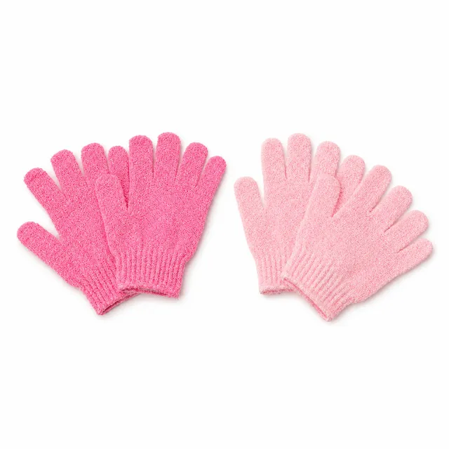 KaiserCraft Candy Series Body Exfoliating Gloves peelingshansker rosa 2 par