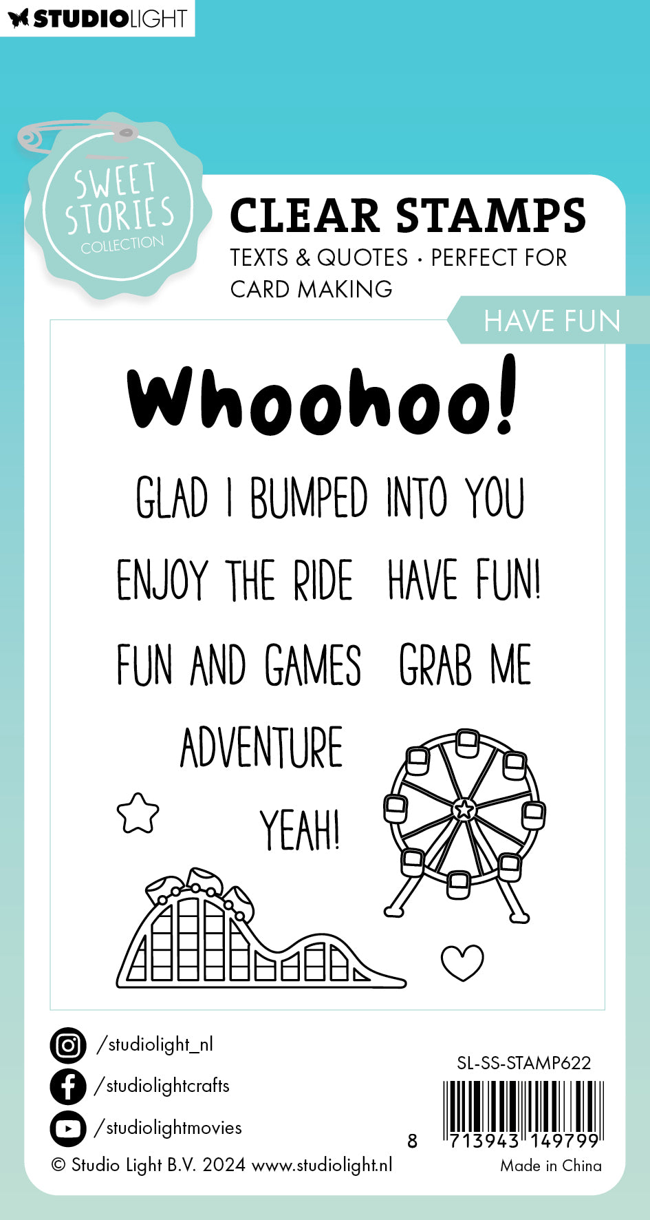 Studio Light Sweet Stories stempel Have Fun