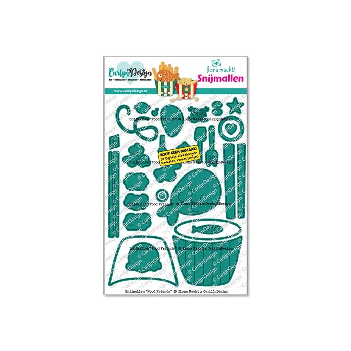 CarlijnDesign CDSN-0390 dies Food Friends snacks