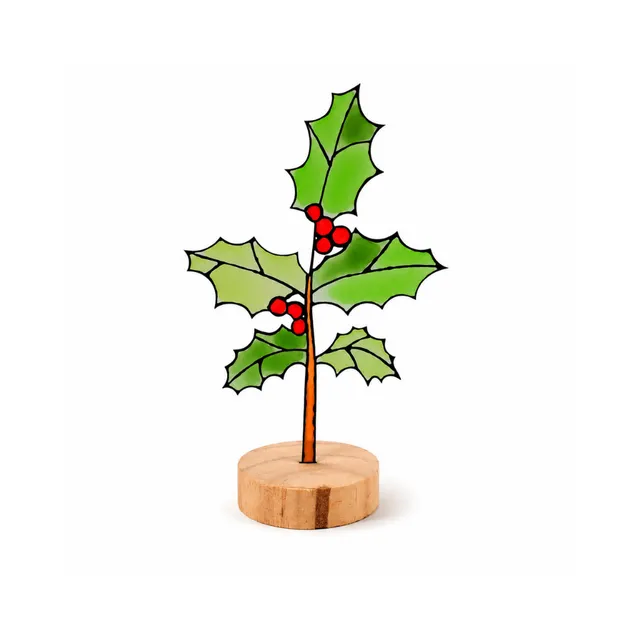KaiserCraft Christmas Holly akryl julepyntsett hobby