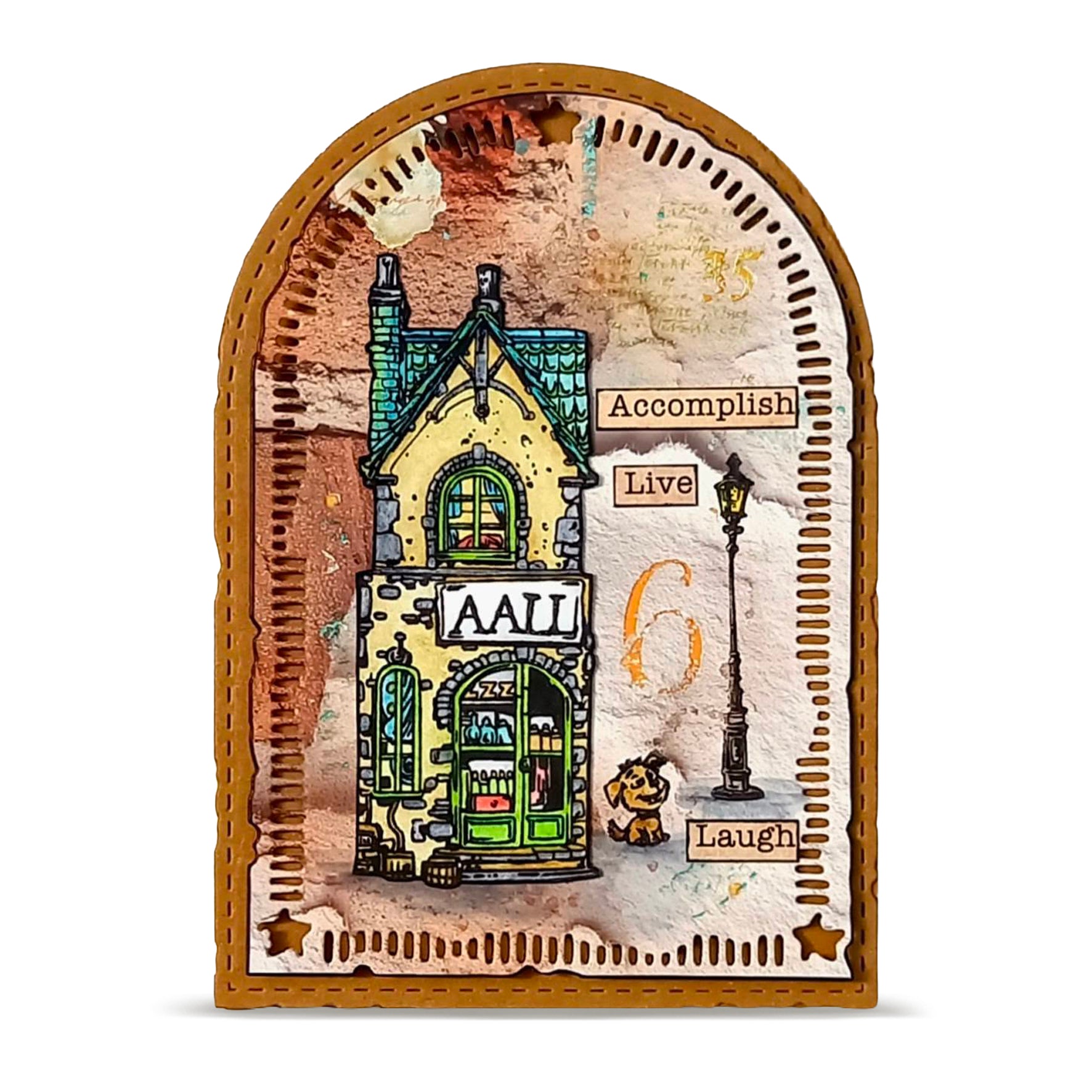Aall and Create TP-1472 Tiny Kingdoms stempelsett A5 19 stk