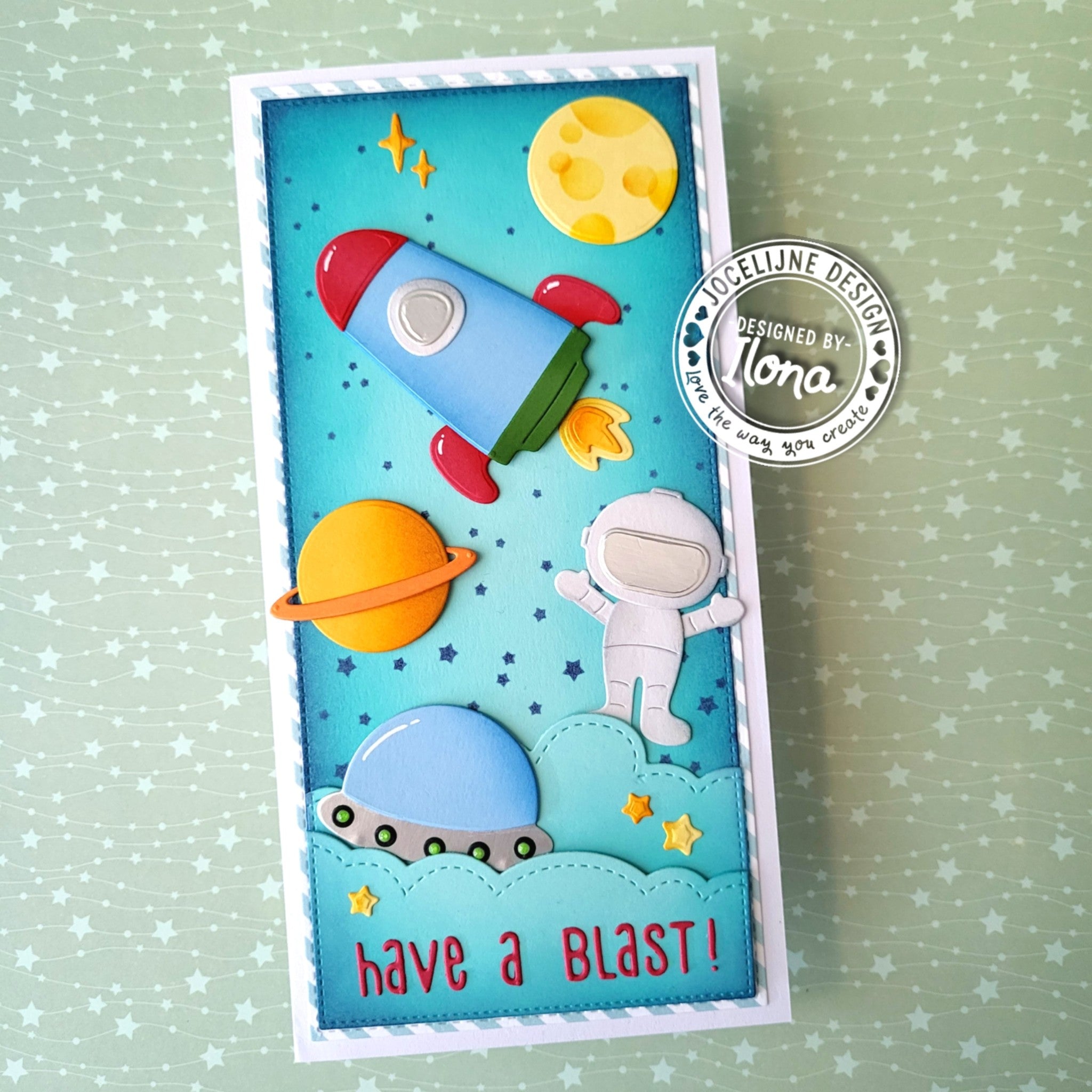 CarlijnDesign Space Greetings CDJD-0031 dies romtema