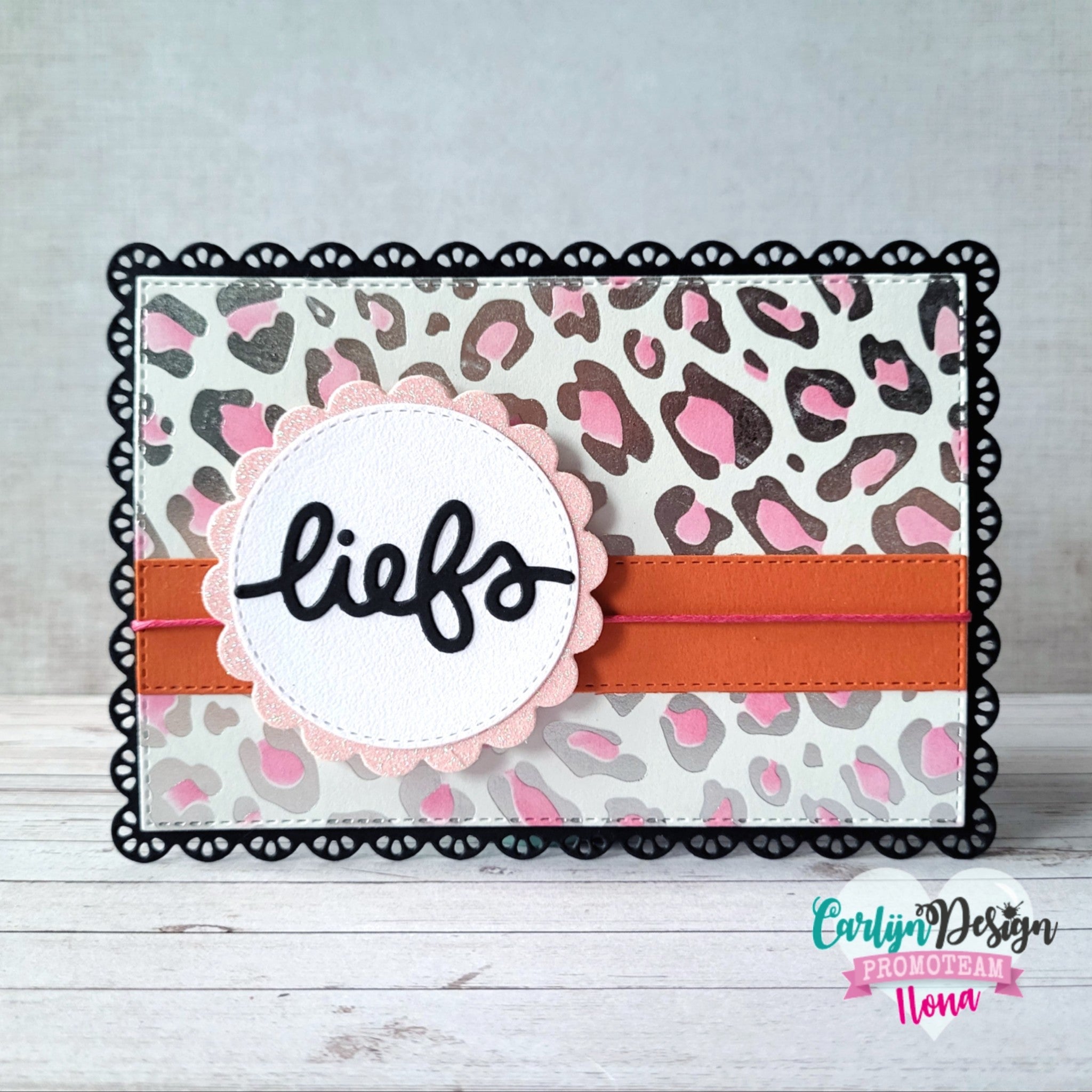 CarlijnDesign Panter CDHF-0024 hot foilplate A6