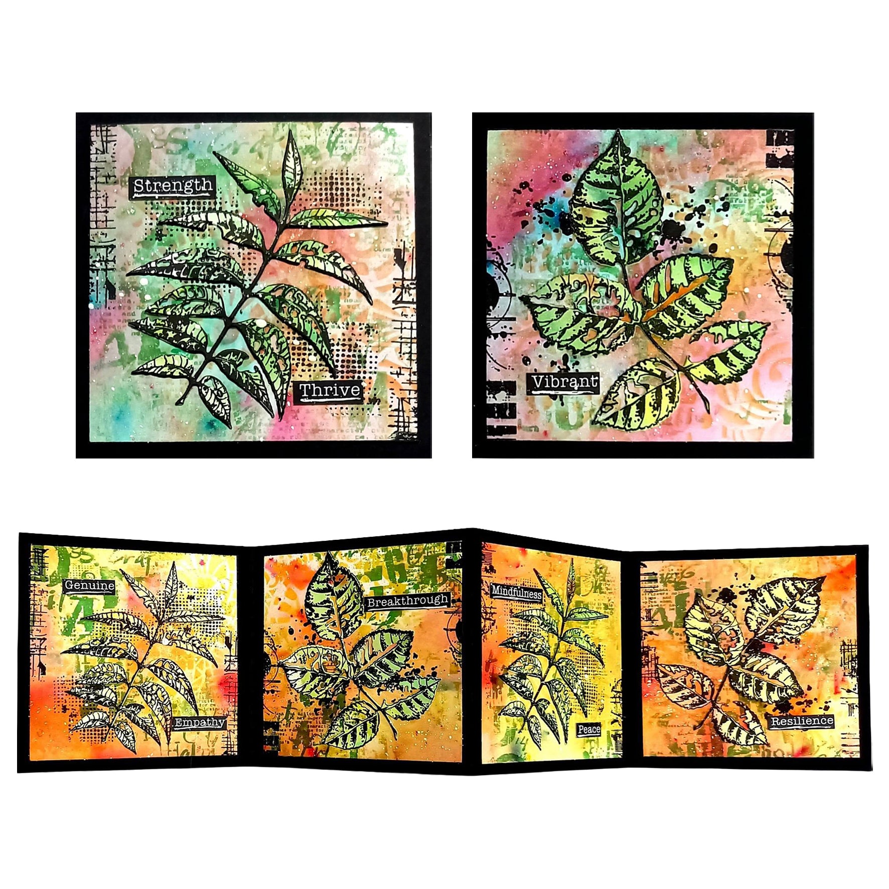 AALL & Create DI-122 Frondly Yours diesett blader 4 deler