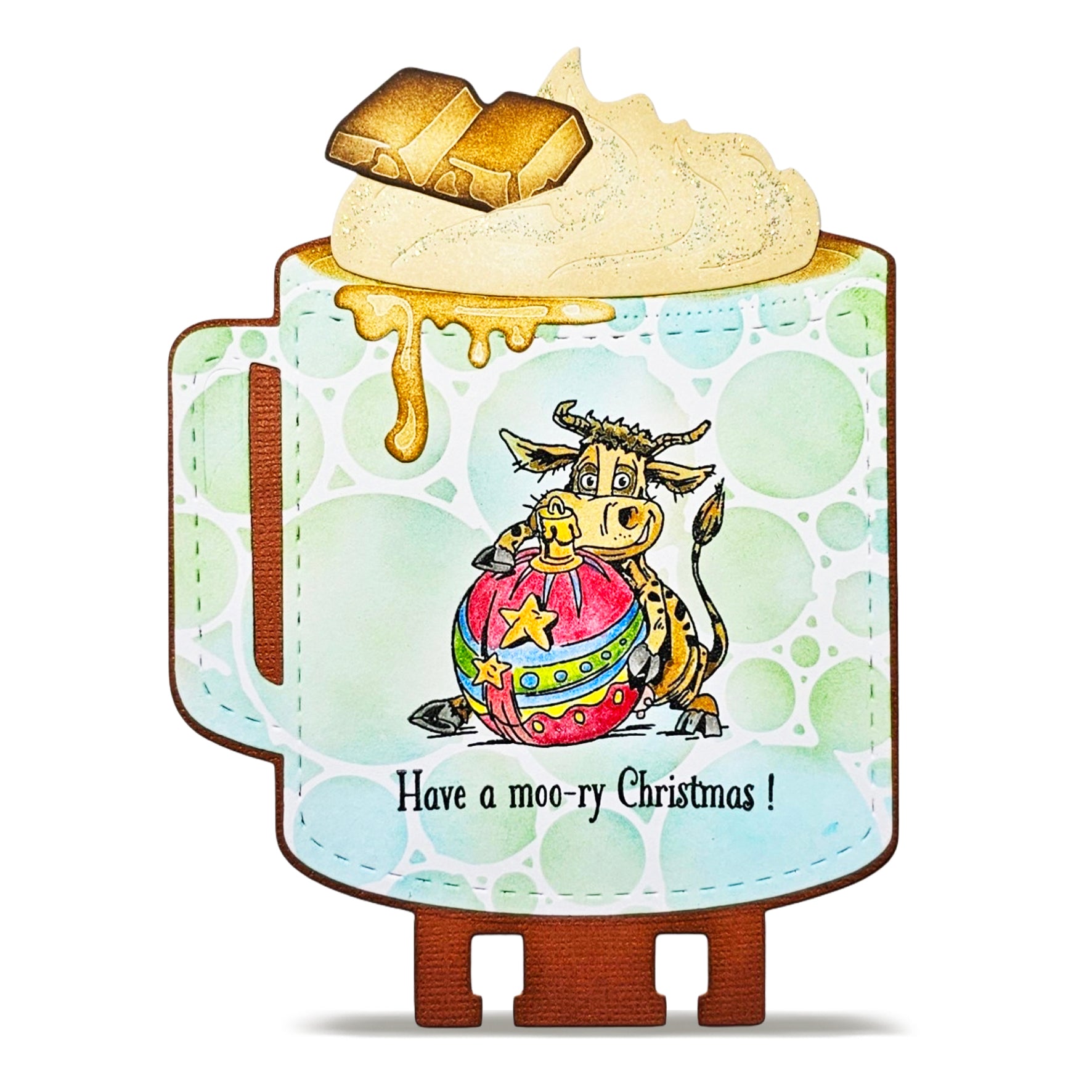 Aall and Create TP-1496 Moo-ry Christmas stempel A6 ku