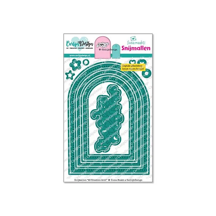 CarlijnDesign Creative Arch CDSN-0351 dies A6 bue kortbase