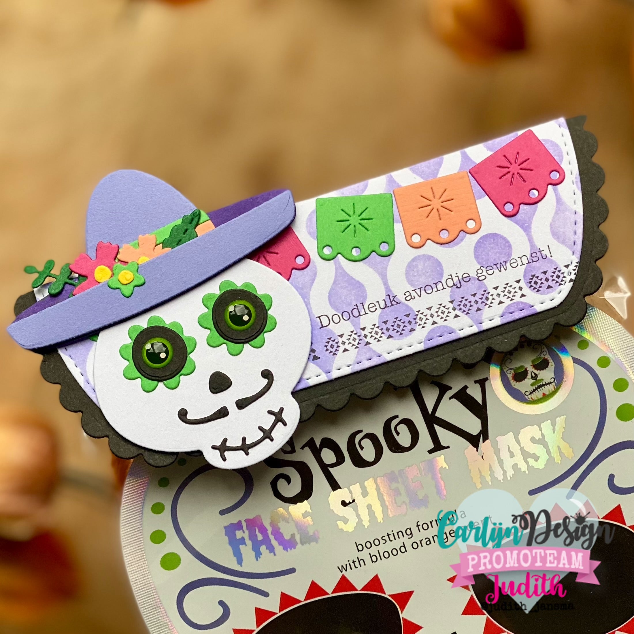 CarlijnDesign Sugar Skulls CDSN-0327 dies meksikanske hodeskaller