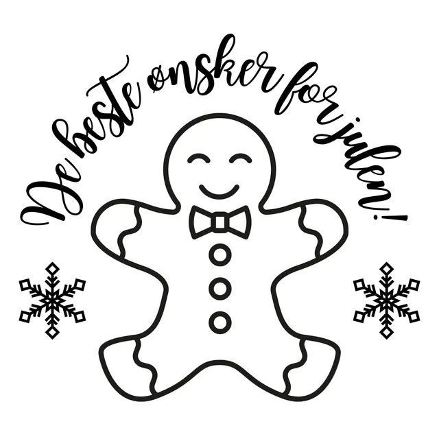 Papirglede De beste ønsker for julen digitalt stempel jul