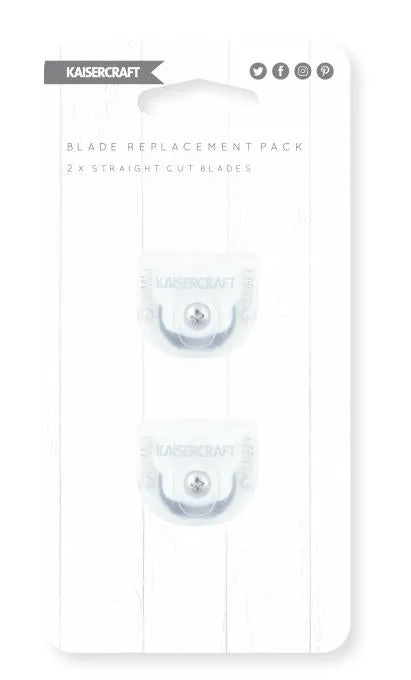 KaiserCraft Kaiser Cutter knivblad rett 2-pk