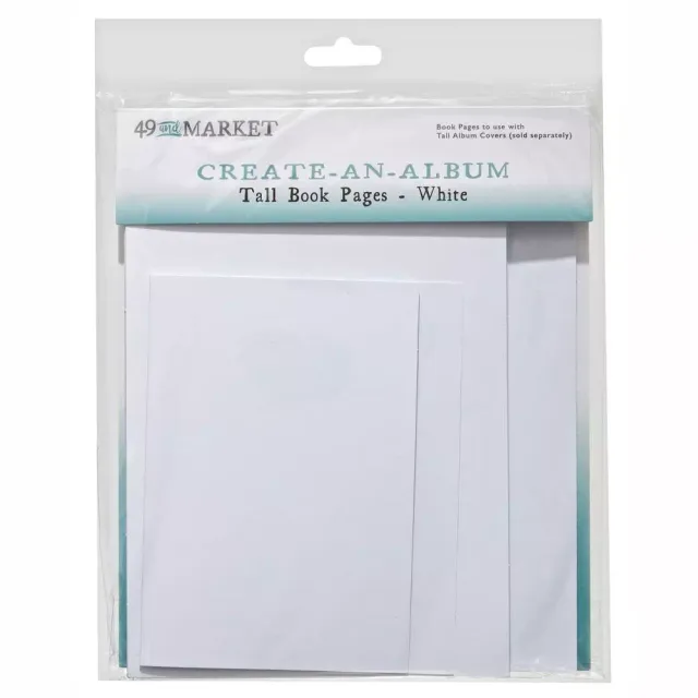 49 and Market Create-An-Album Tall sider hvit