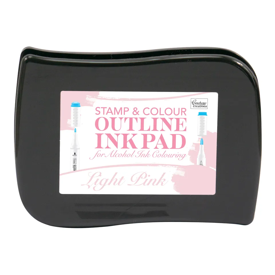 Couture Creations Stamp and Colour Light Pink stempelpute outline