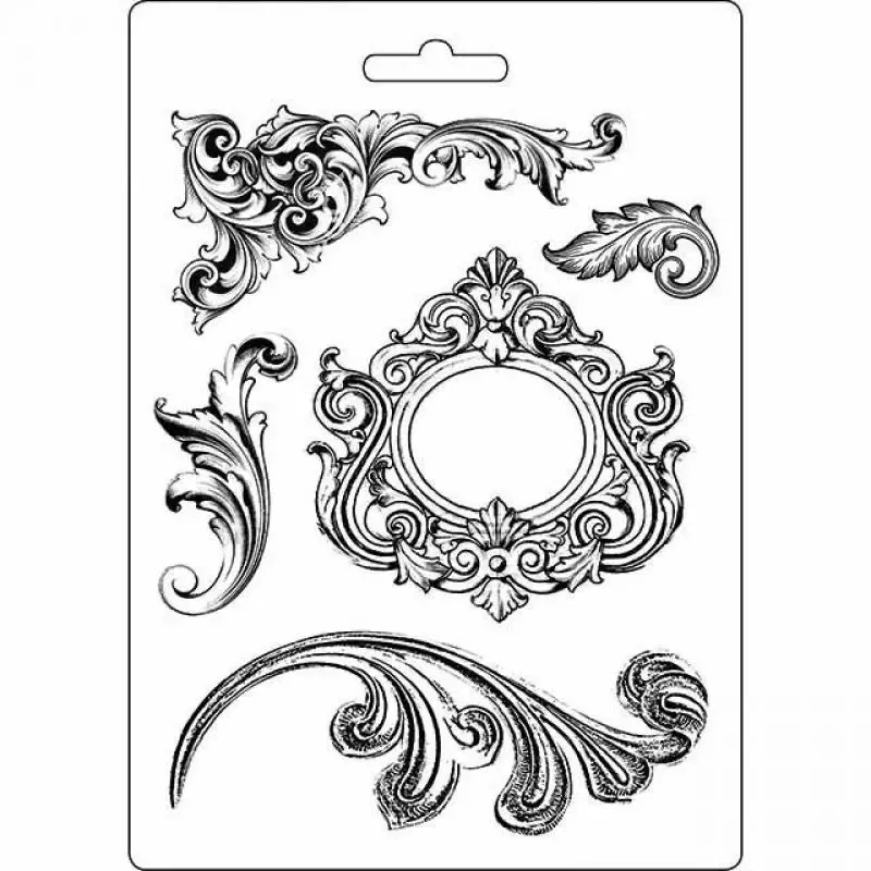 Korthobby Swirls støpeform A5 myk