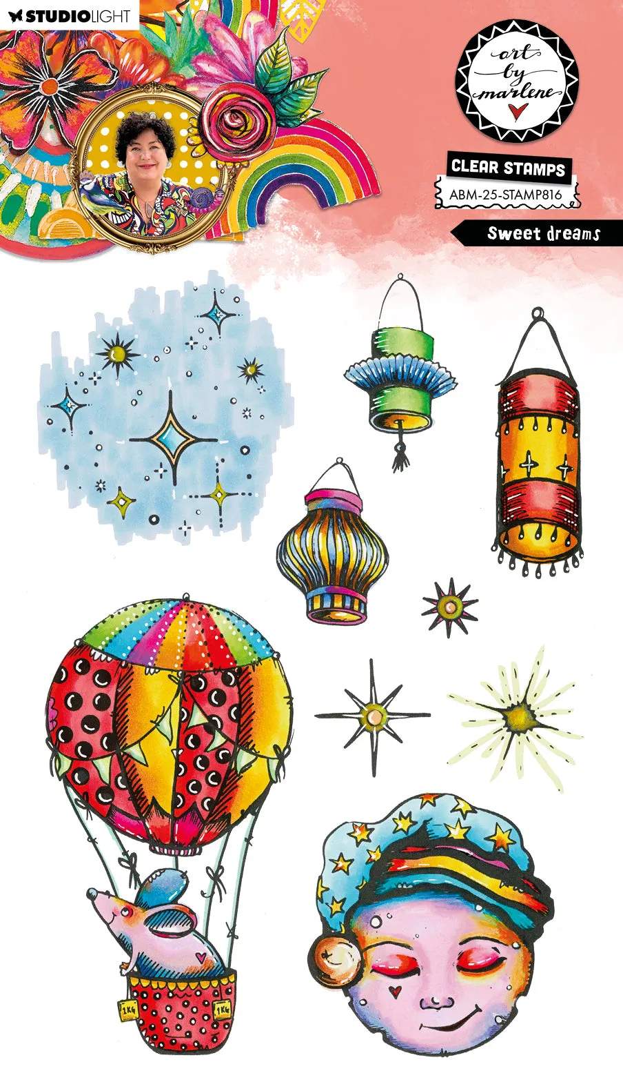 Art by Marlene 2025 stempel Sweet dreams collage