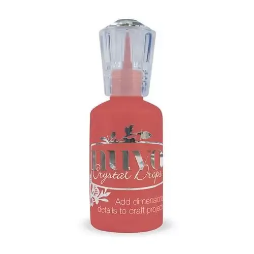 Nuvo Crystal Drops Red Berry limdråper rød