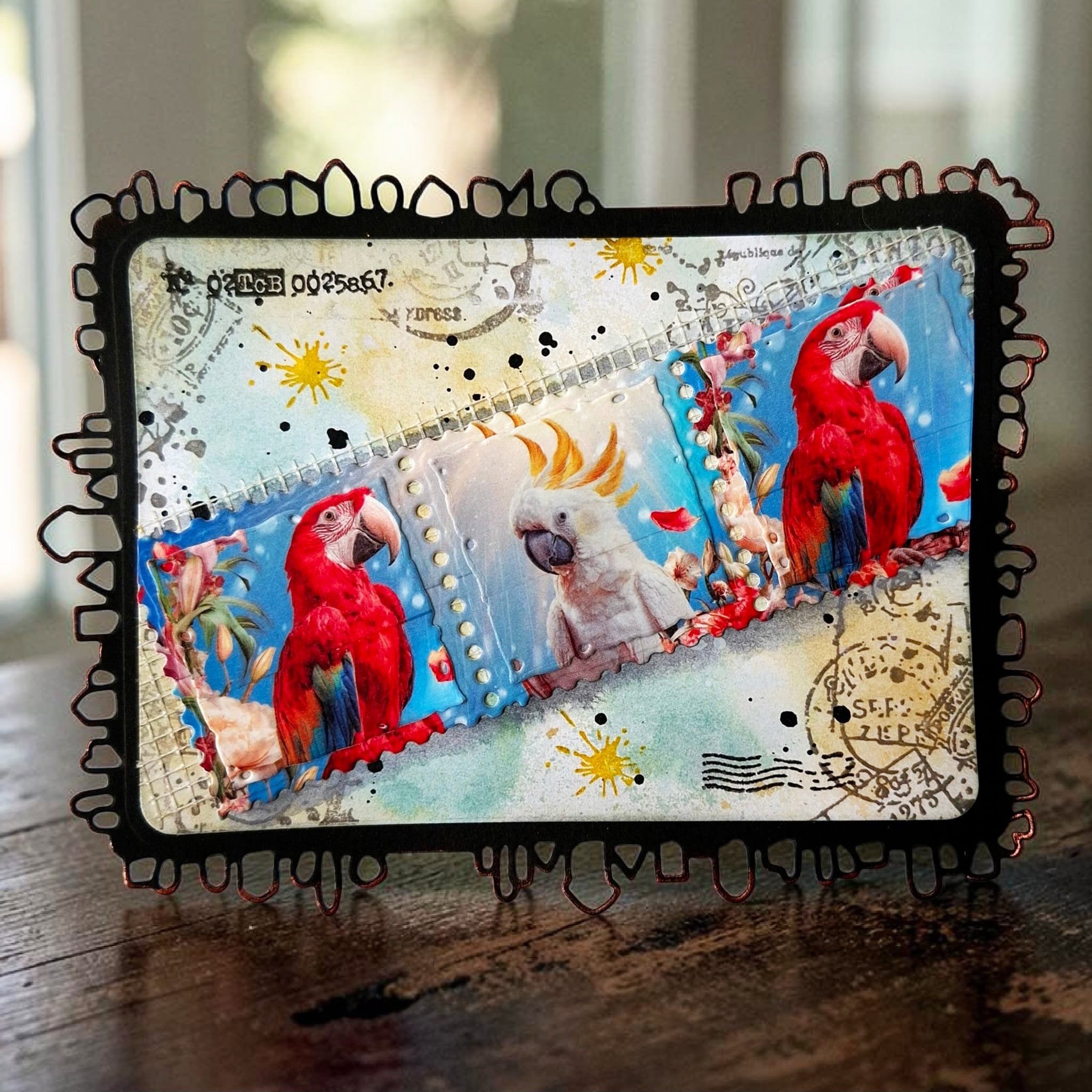AALL & Create Layer-It-Up washi tape loving parrots 25mm