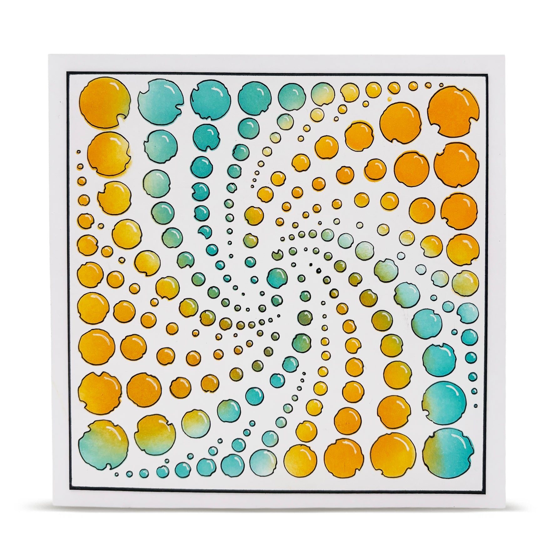 AALL & Create PC-264 Center Spin sjablong 15x15 cm
