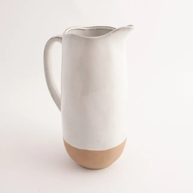K&Co. Ecru Home Jug mugge 2 liter keramikk krem
