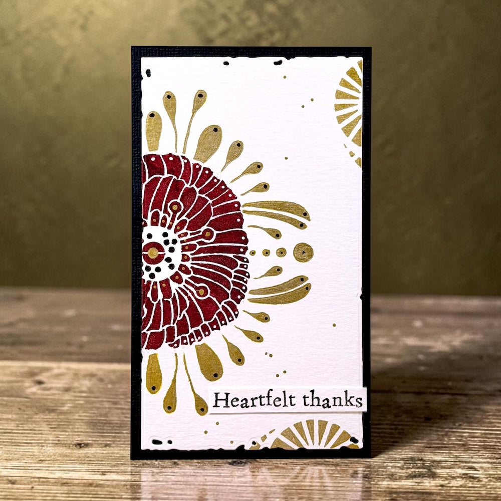 Aall and Create Coquelicot Nouveau PC-276 sjablong 15x15 cm