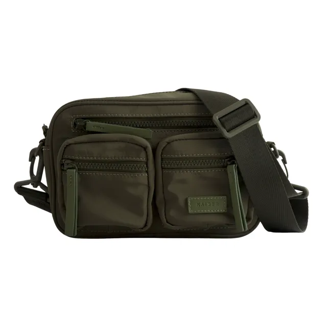 KaiserCraft crossbody-veske nylon khaki 24 cm