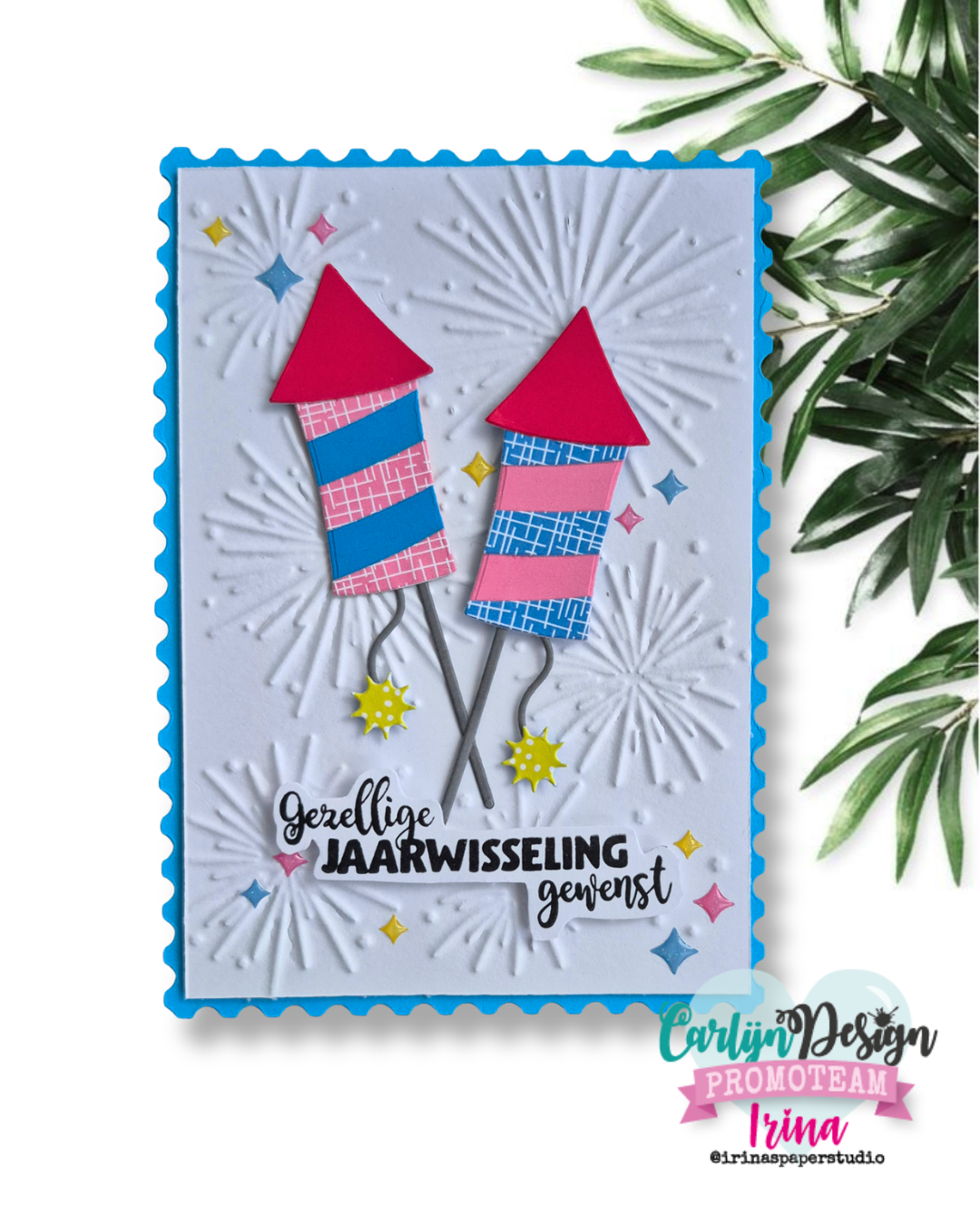 CarlijnDesign Oliebollen CDST-0189 stempel A6 nyttår