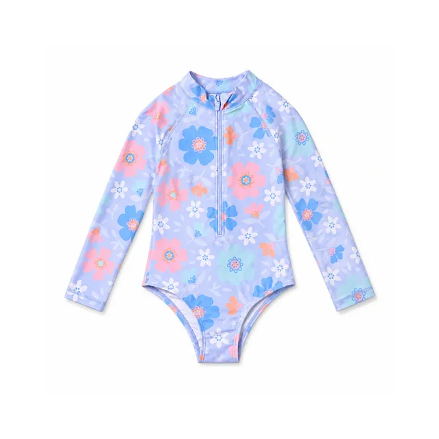 KaiserCraft Good Vibes Daisy Daydream badedrakt langermet UPF 50+