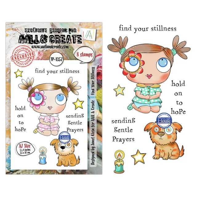 AALL & Create TP-1357 Find Your Stillness stempelsett A7 klar