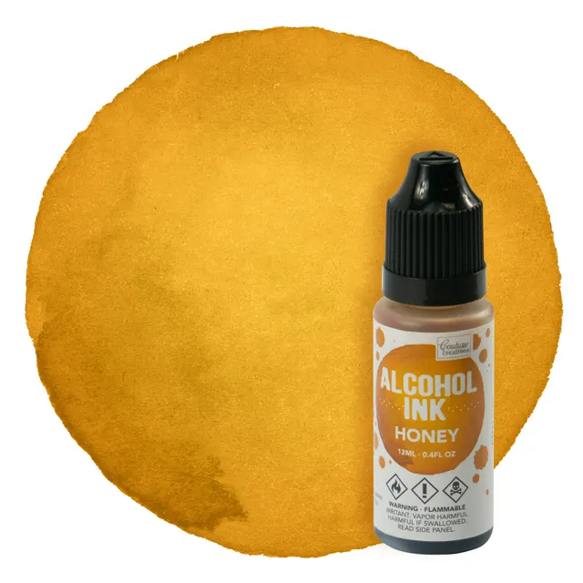 Couture Creations Alcohol Ink Honey blekk 12ml gul