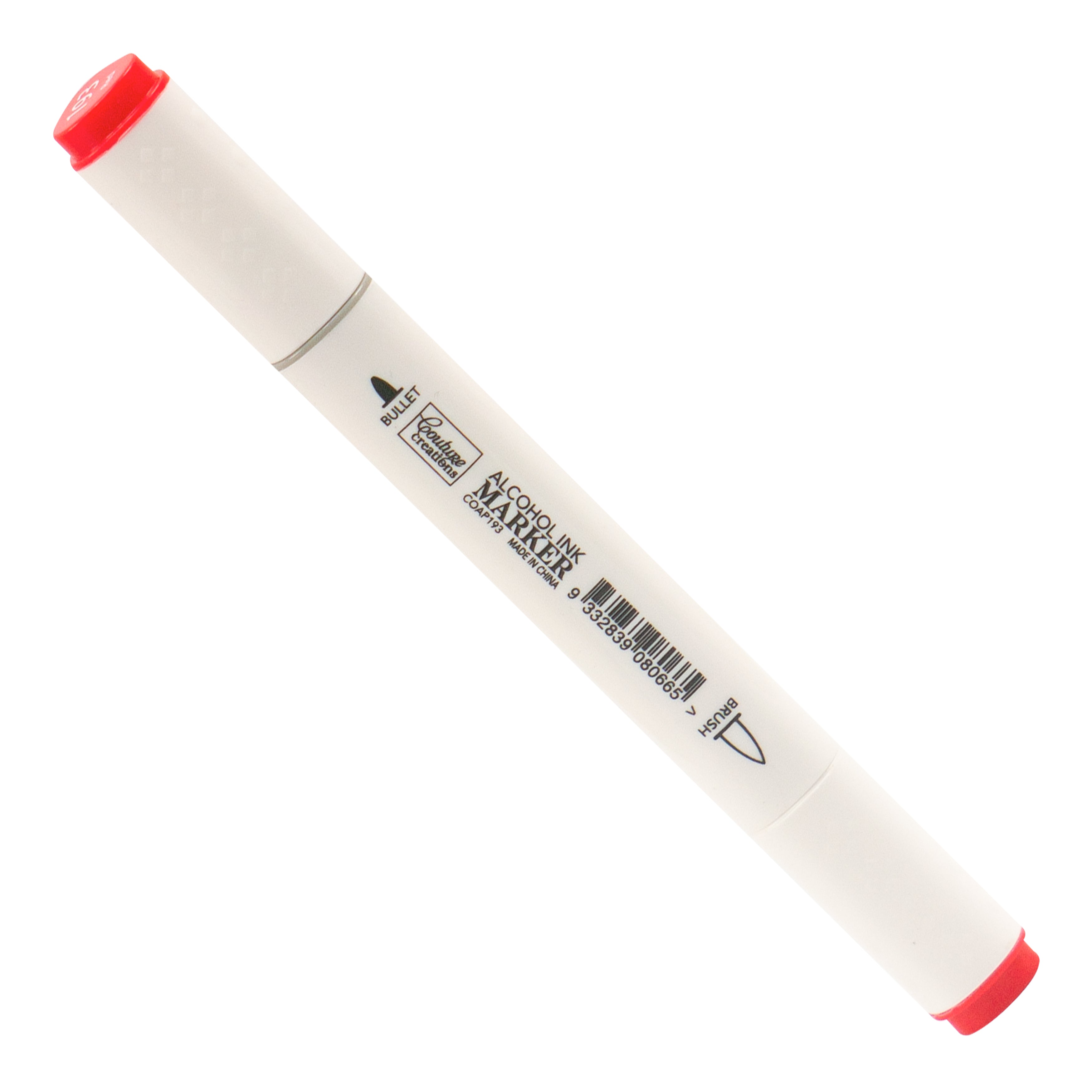 Couture Creations Twin Tip alkohol tusj rød dobbel tupp