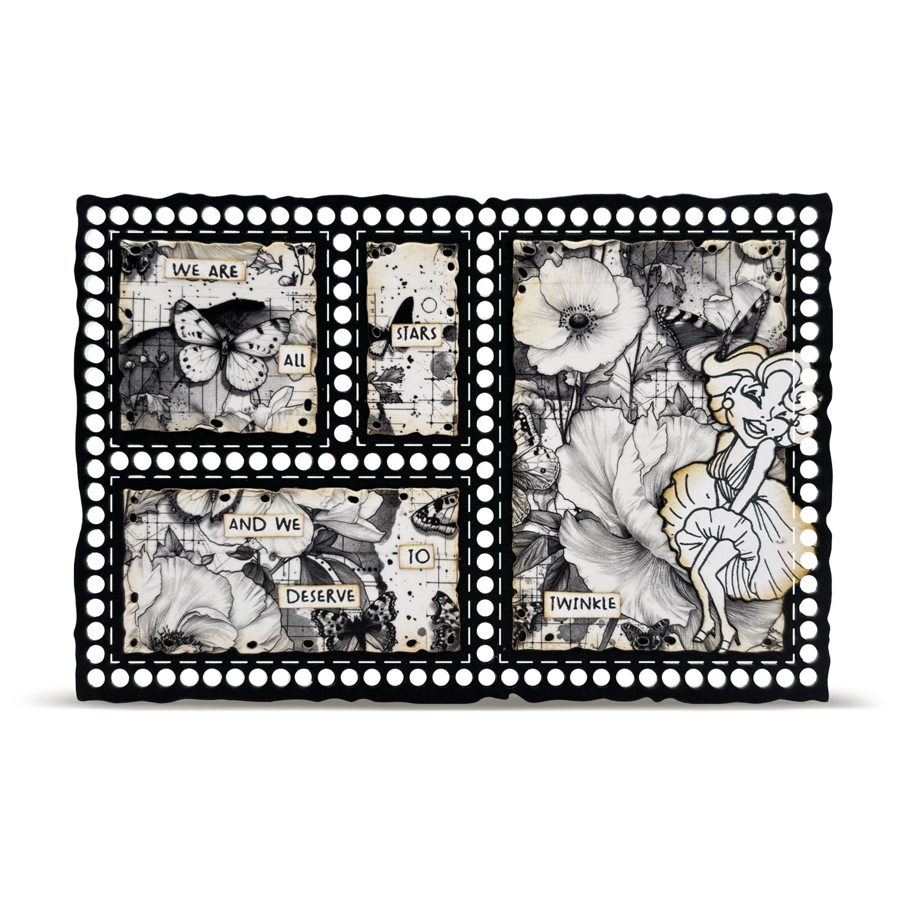 Aall and Create MT-149 Country Noir washi tape 25mm 10m lag