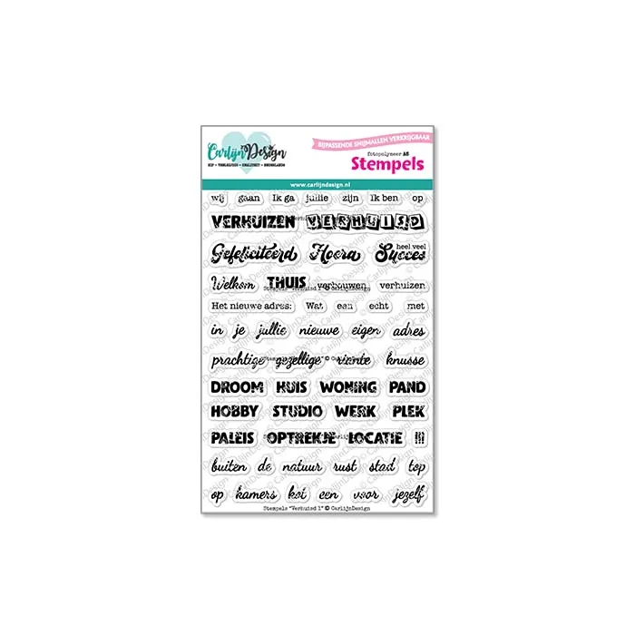 CarlijnDesign Verhuisd 1 CDST-0137 stempel A6 flytting