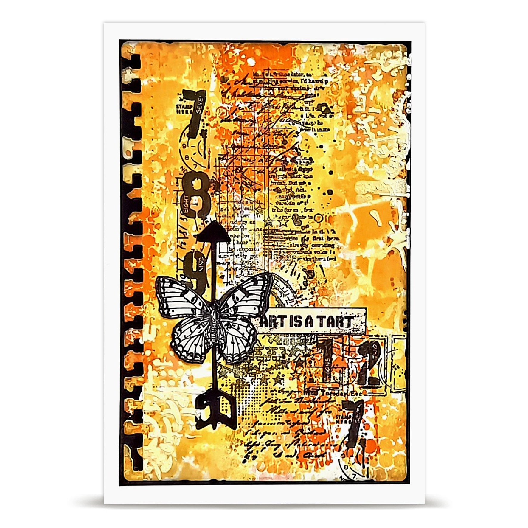 AALL & Create TP-1341 Bee Geometry stempelsett A6 bier