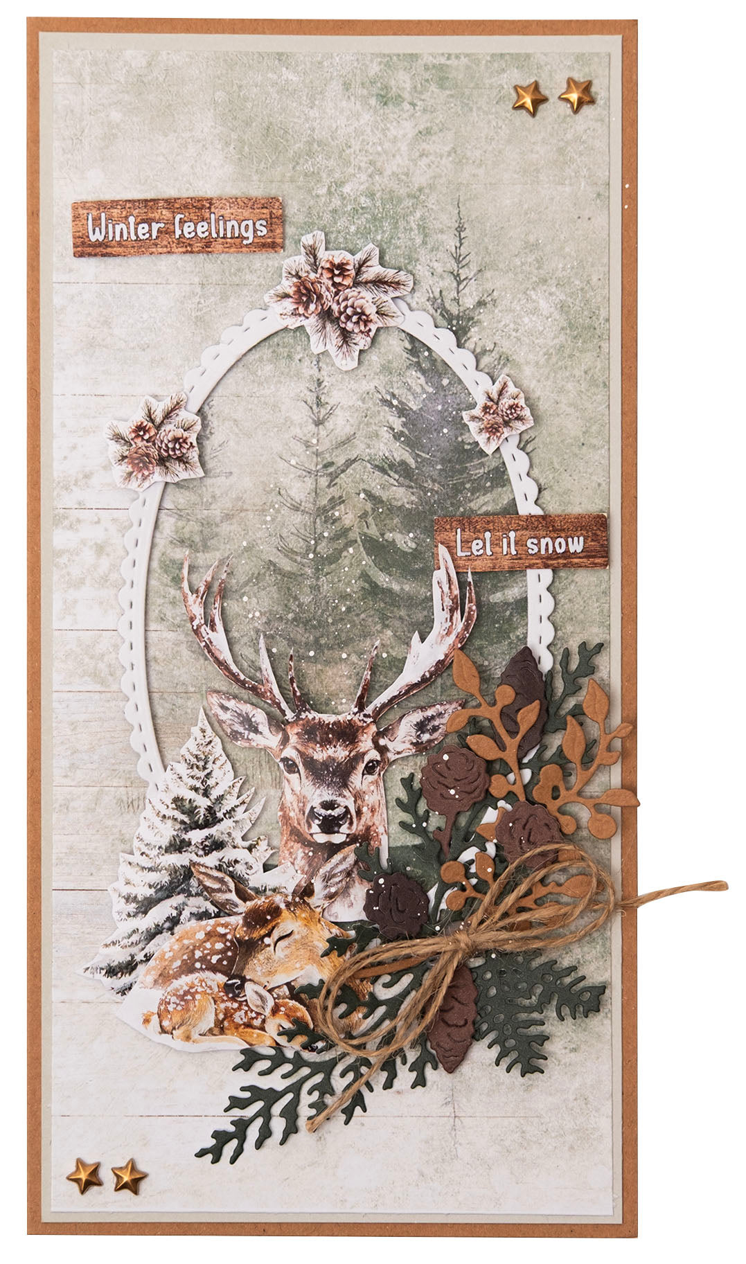 Studio Light Essentials Winter Woodland papirblokk 28 ark
